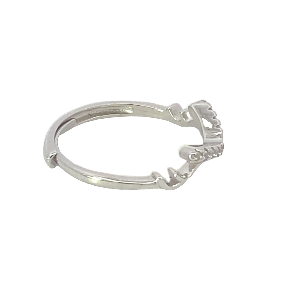 
                      
                        Evening Primrose Silver Stack Ring
                      
                    