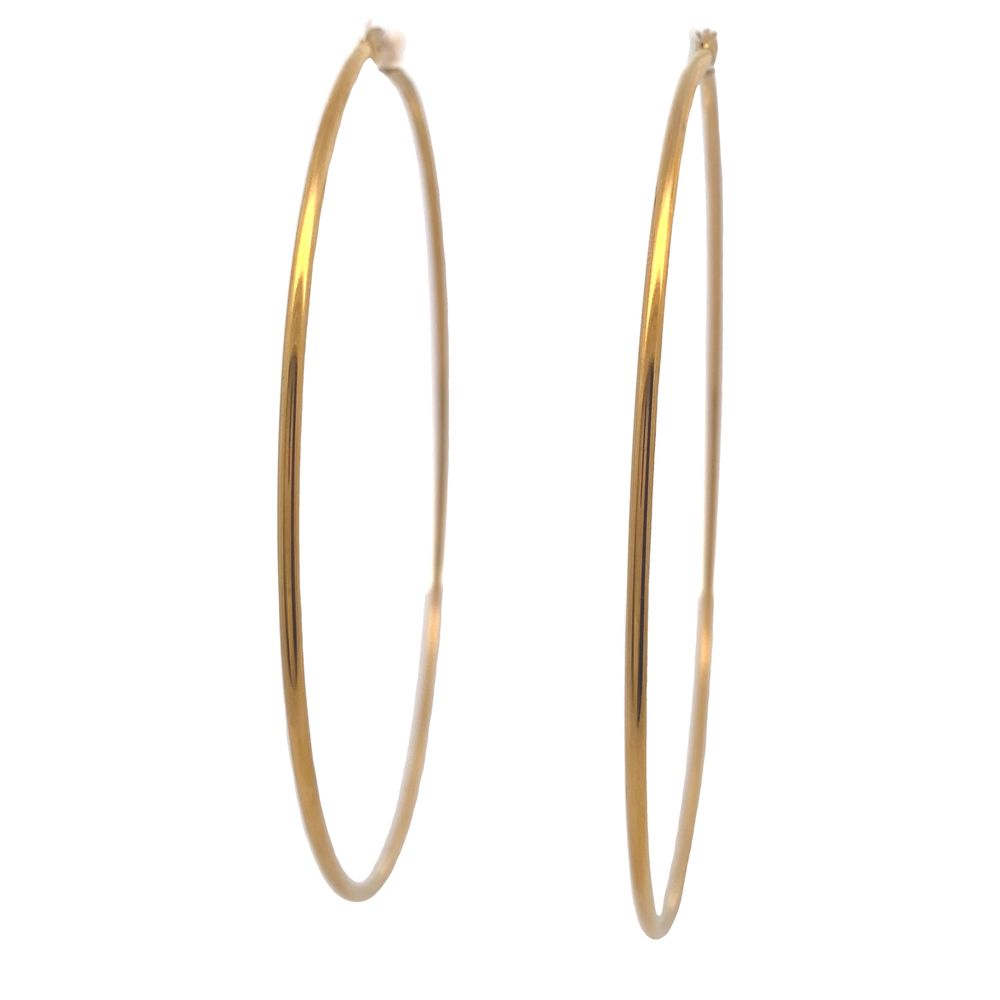 Anastasia Stainless Steel Hoop Earrings | SilverWorks
