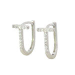 Maltese Silver Hoop Earrings