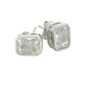
                
                    Load image into Gallery viewer, Morning Glory Silver Stud Earrings
                
            