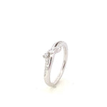 Irises Silver Ring