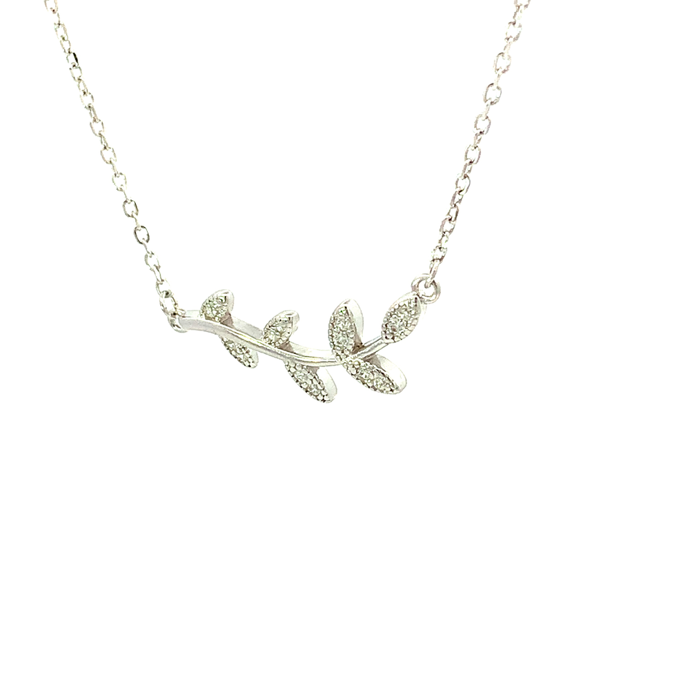 Helconia Silver Necklace