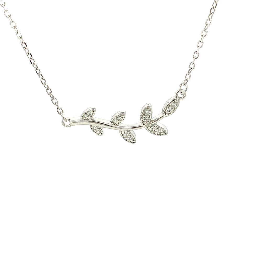 Helconia Silver Necklace