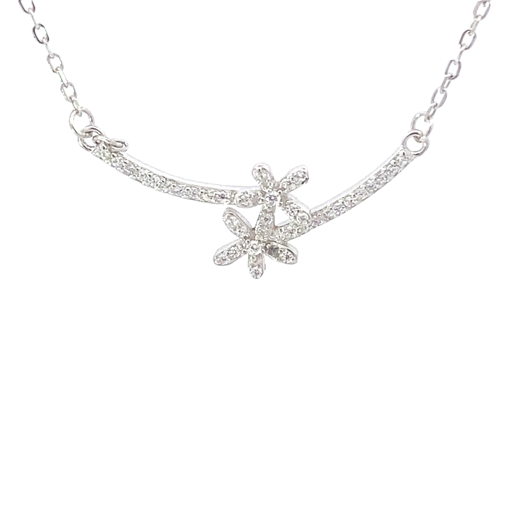 Heather Silver Necklace