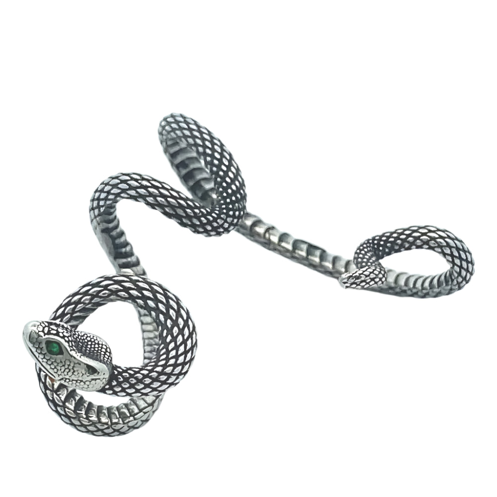 Medusa Stainless Steel Cuff Earrings | SilverWorks