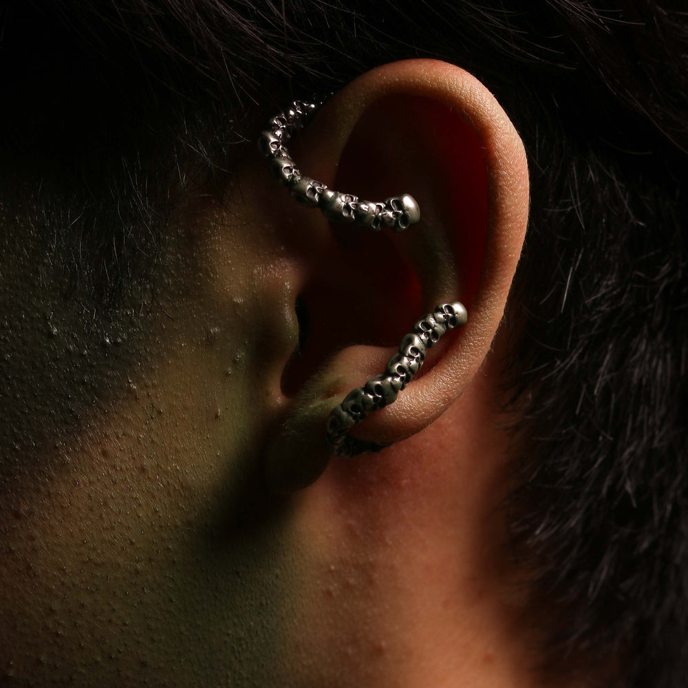 
                      
                        Mercurius Stainless Steel Cuff Earrings | SilverWorks
                      
                    