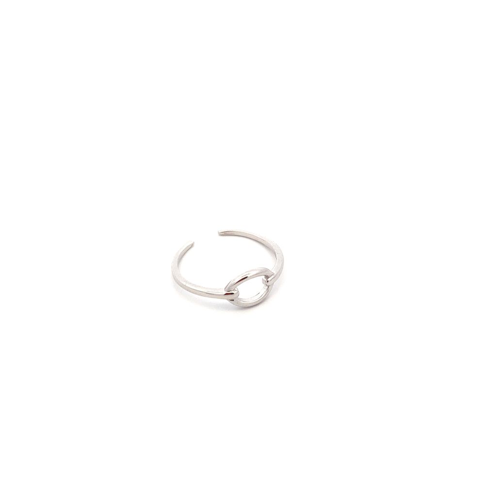 Elara 925 Sterling Silver Open Ring  | SilverWorks