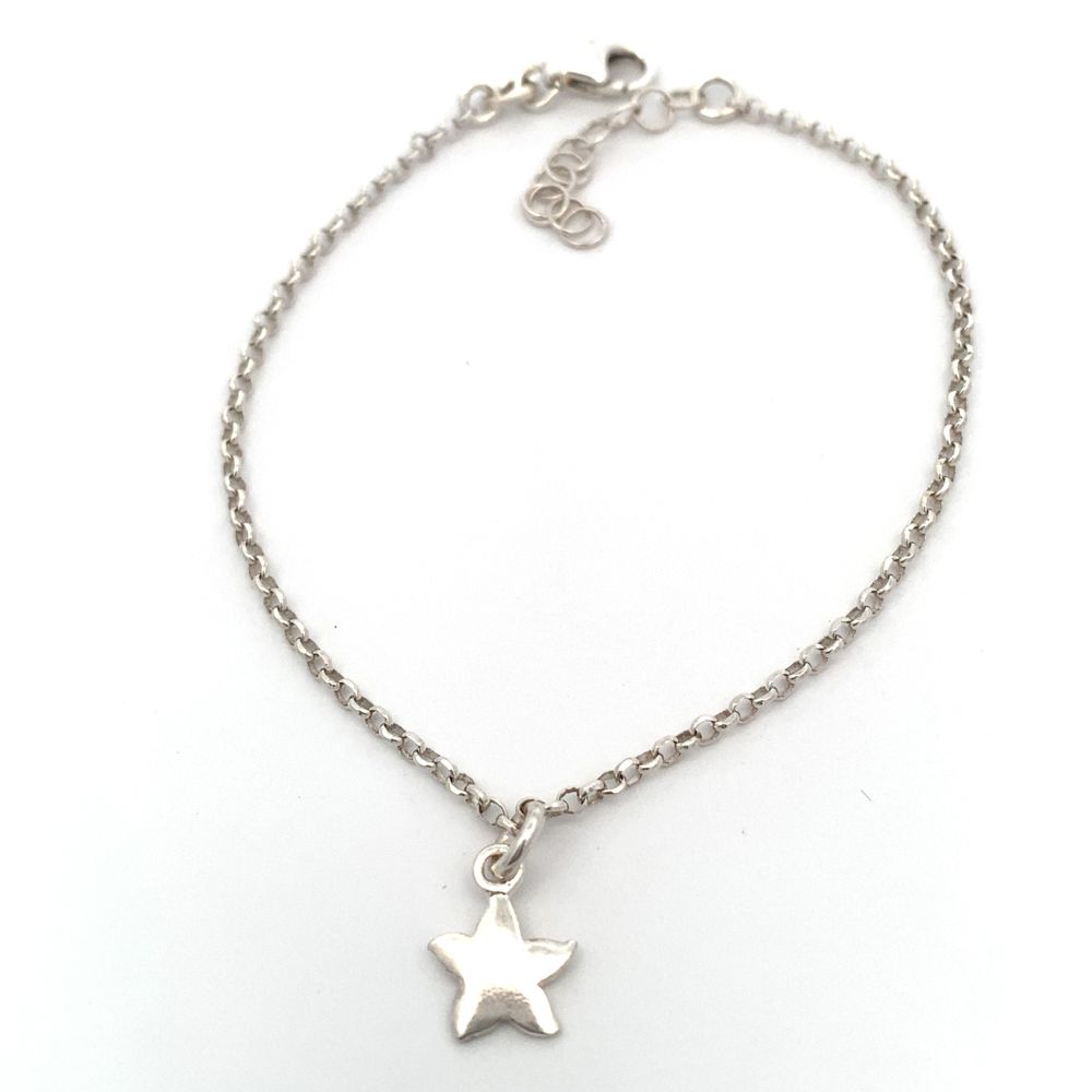 
                      
                        Kylie Star 925 Sterling Silver Charm Bracelet | SilverWorks
                      
                    