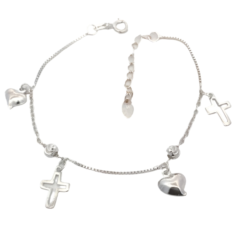 Stella 925 Sterling Silver Charm Bracelet | SilverWorks