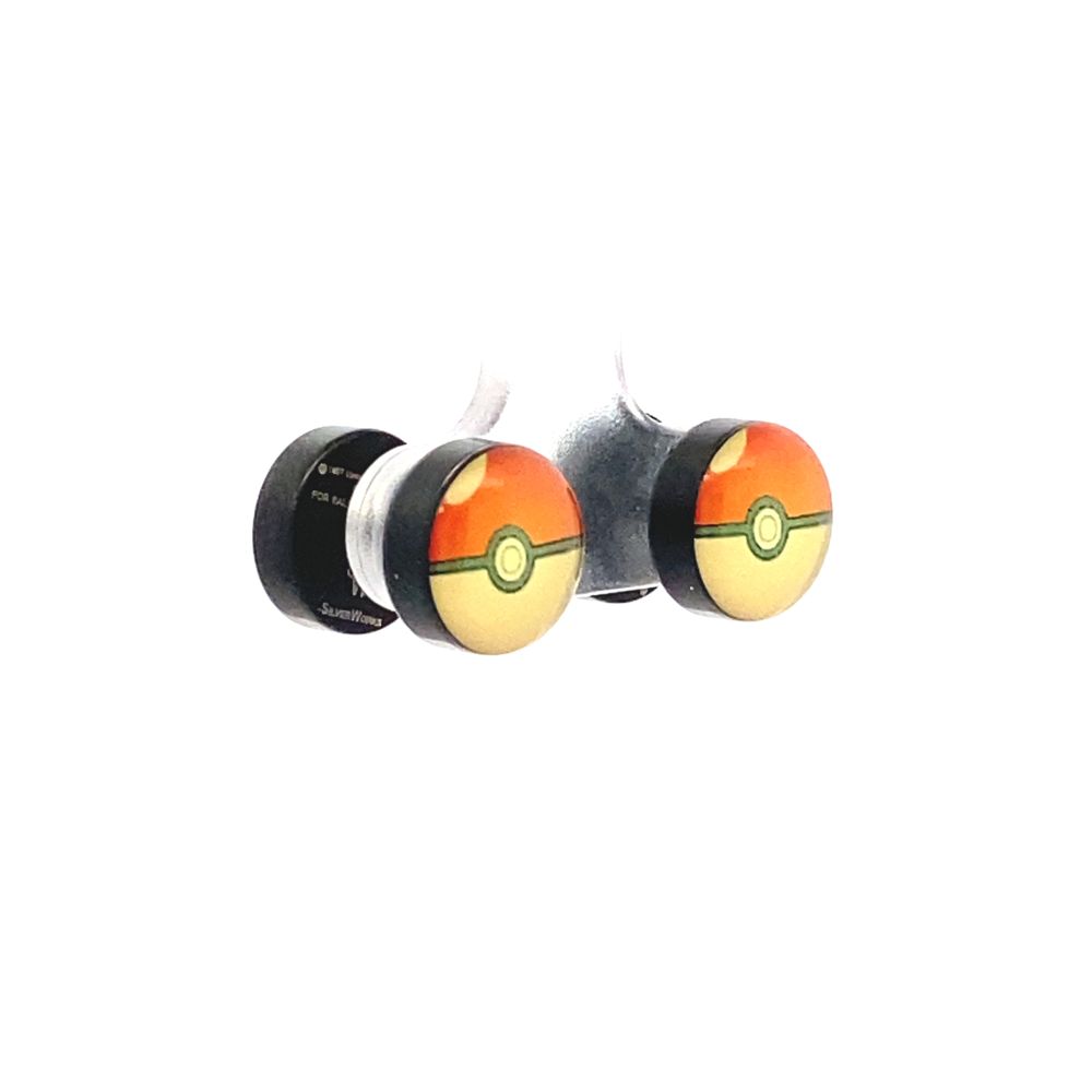 Pokémon Faux Tunnel Stainless Steel Stud Earrings | SilverWorks