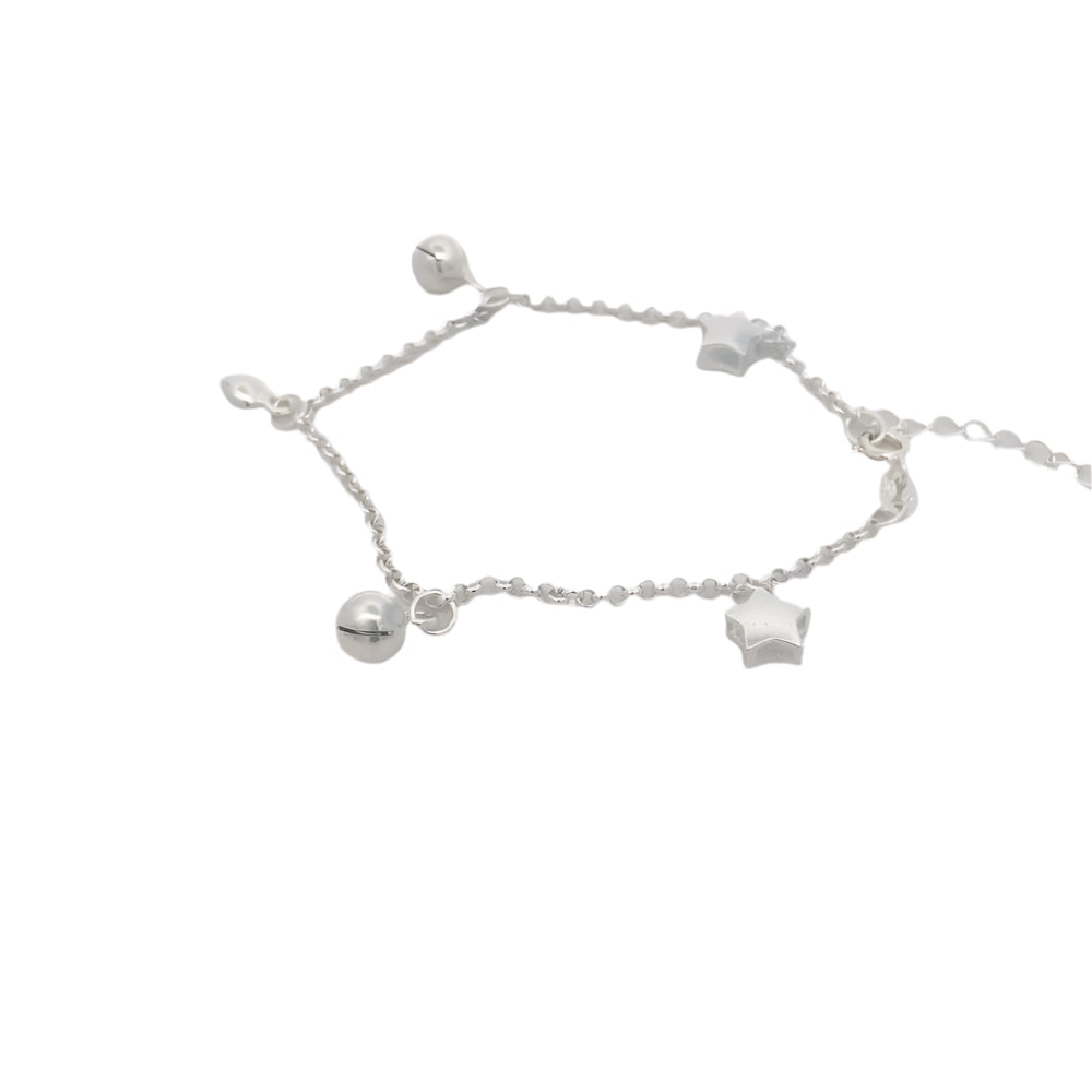 Ivy 925 Sterling Silver Charm Bracelet | SilverWorks