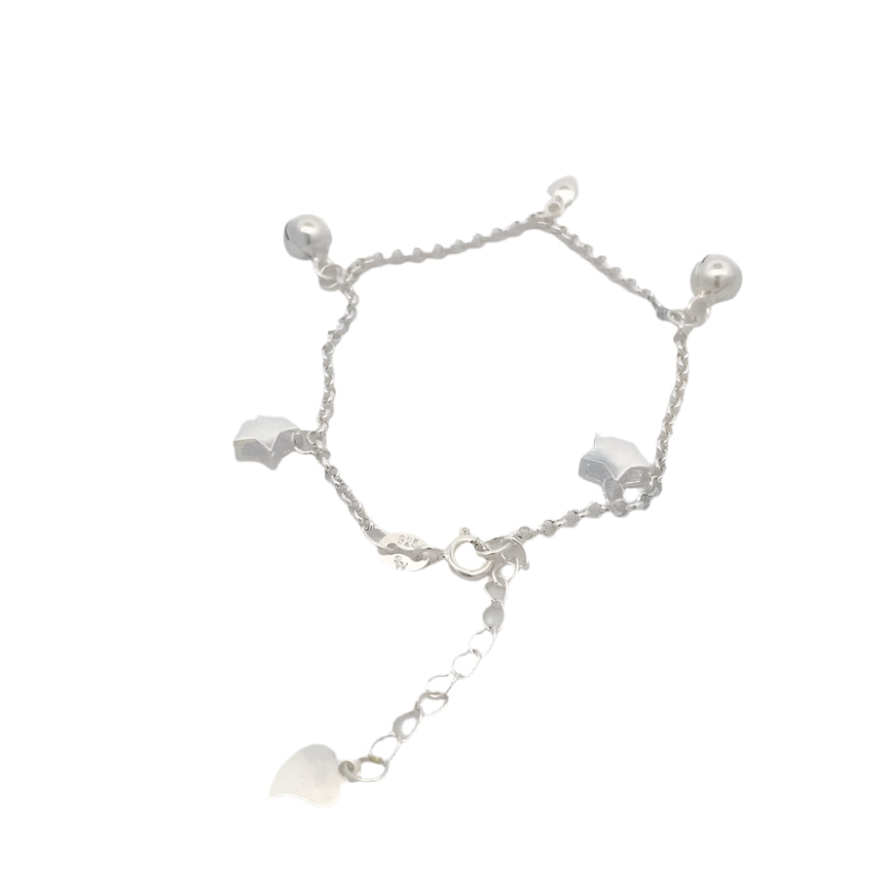 Ivy 925 Sterling Silver Charm Bracelet | SilverWorks
