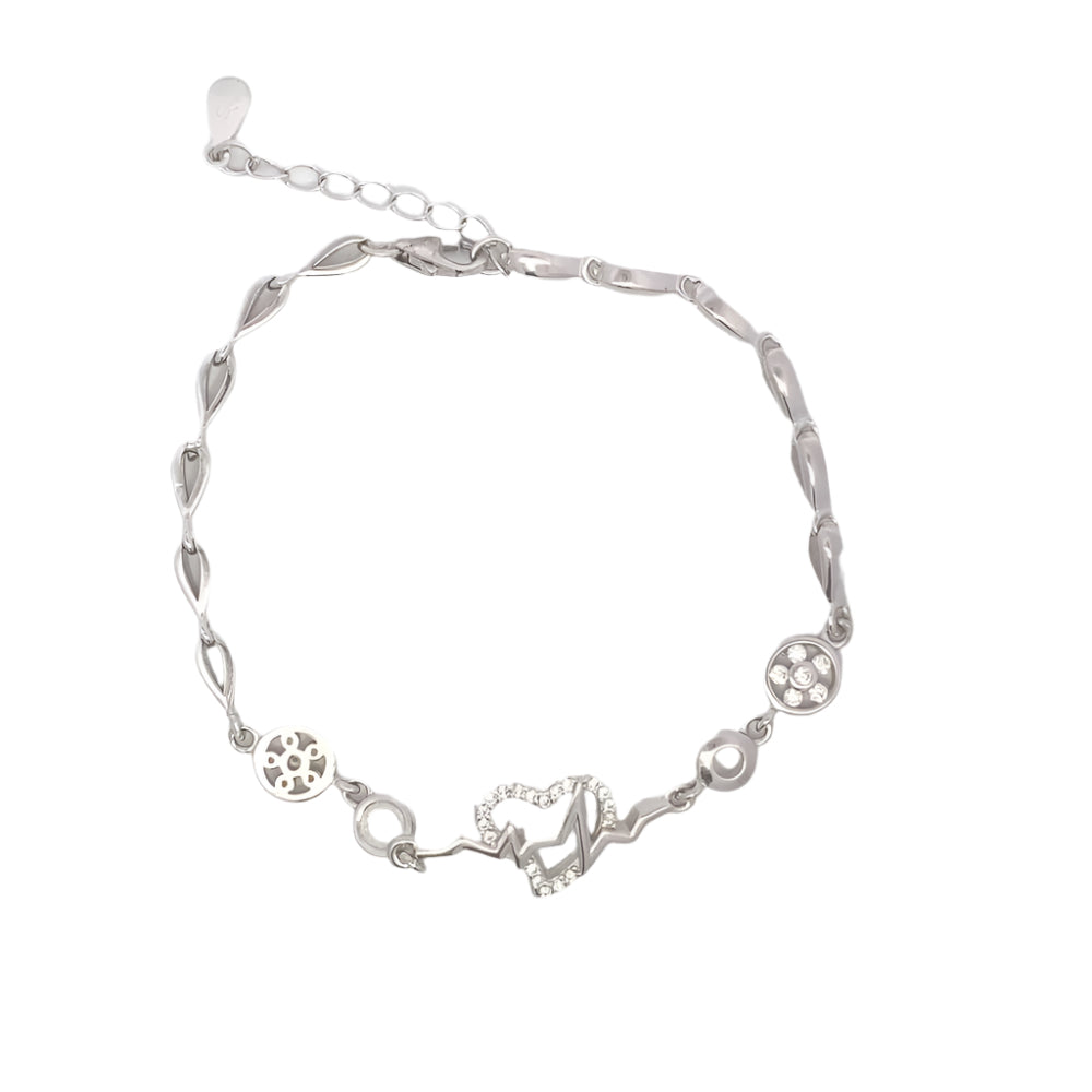 Felicity 925 Sterling Silver Chain Bracelet | SilverWorks