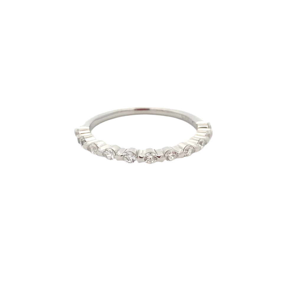 Clementine 925 Sterling Silver Wedding Ring | SilverWorks