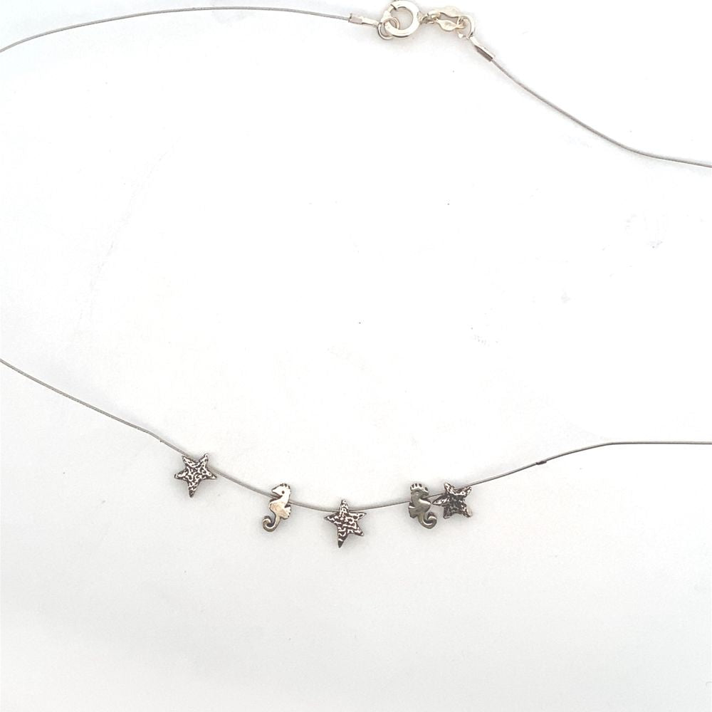 Marina Rhodium Pendant Necklace | SilverWorks