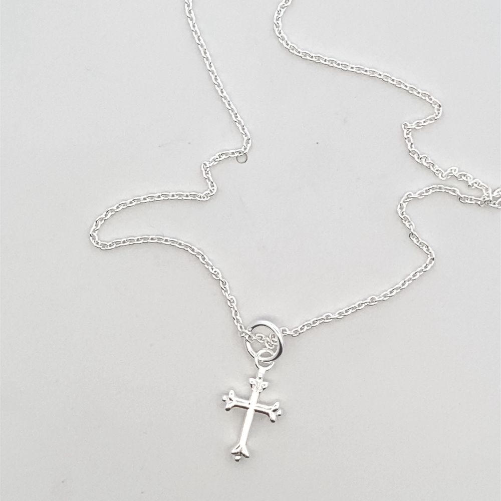 
                      
                        Luke Cross 925 Sterling Silver Pendant Necklace | SilverWorks
                      
                    