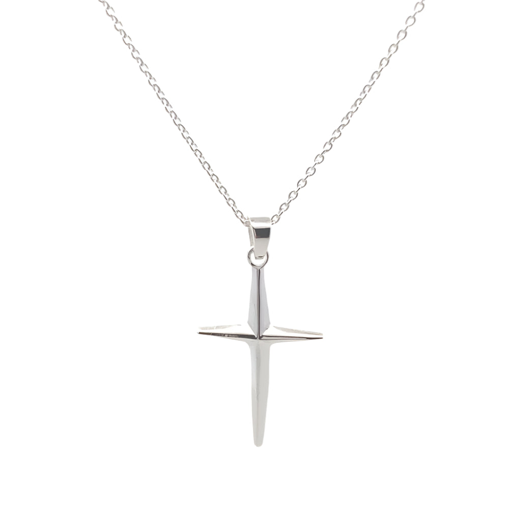 
                      
                        Jesse Cross 925 Sterling Silver Pendant Necklace | SilverWorks
                      
                    
