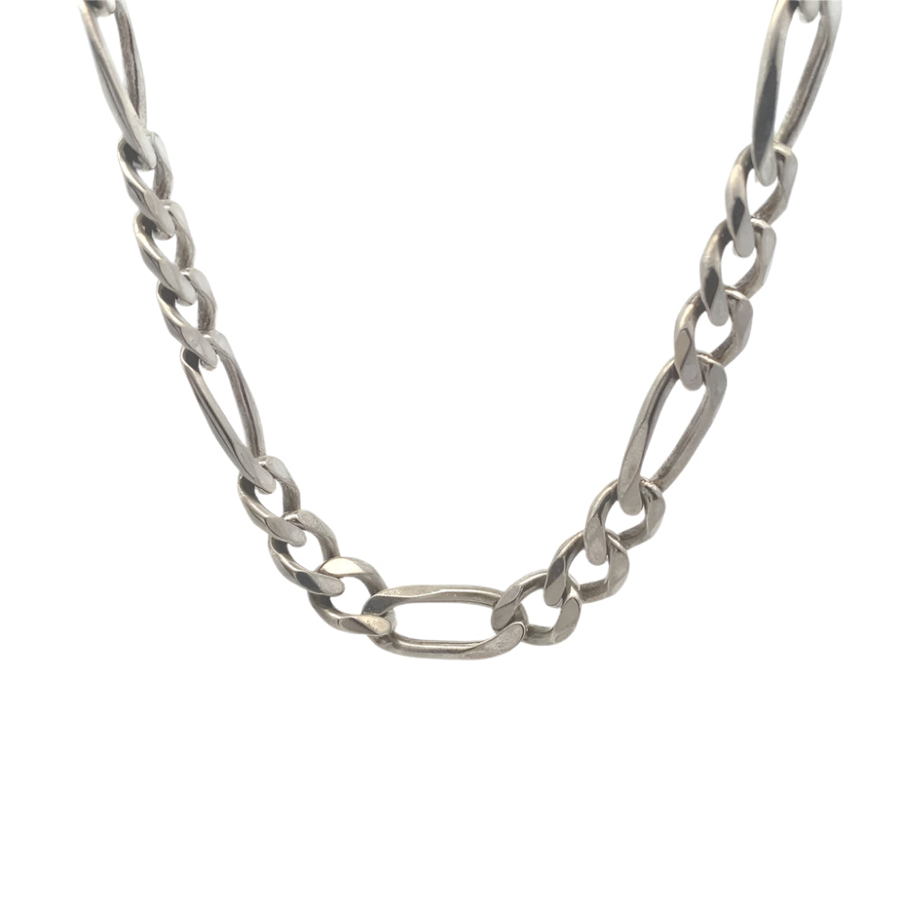 Aiden Figaro 925 Sterling Silver Chain Necklace | SilverWorks