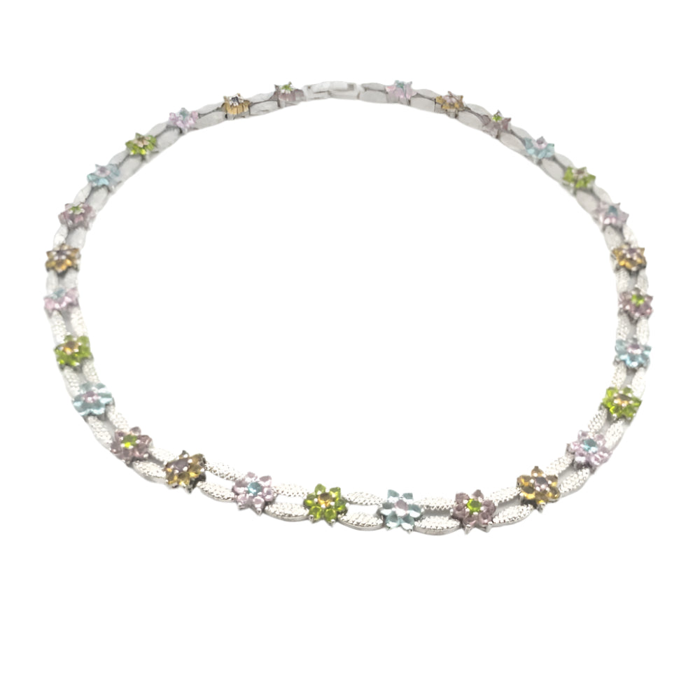 Azalea Multicolor 925 Sterling Silver Bracelet | SilverWorks