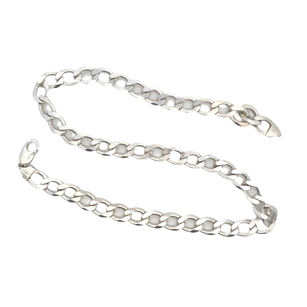 
                      
                        Ion Curb 925 Sterling Silver Chain Necklace | SilverWorks
                      
                    