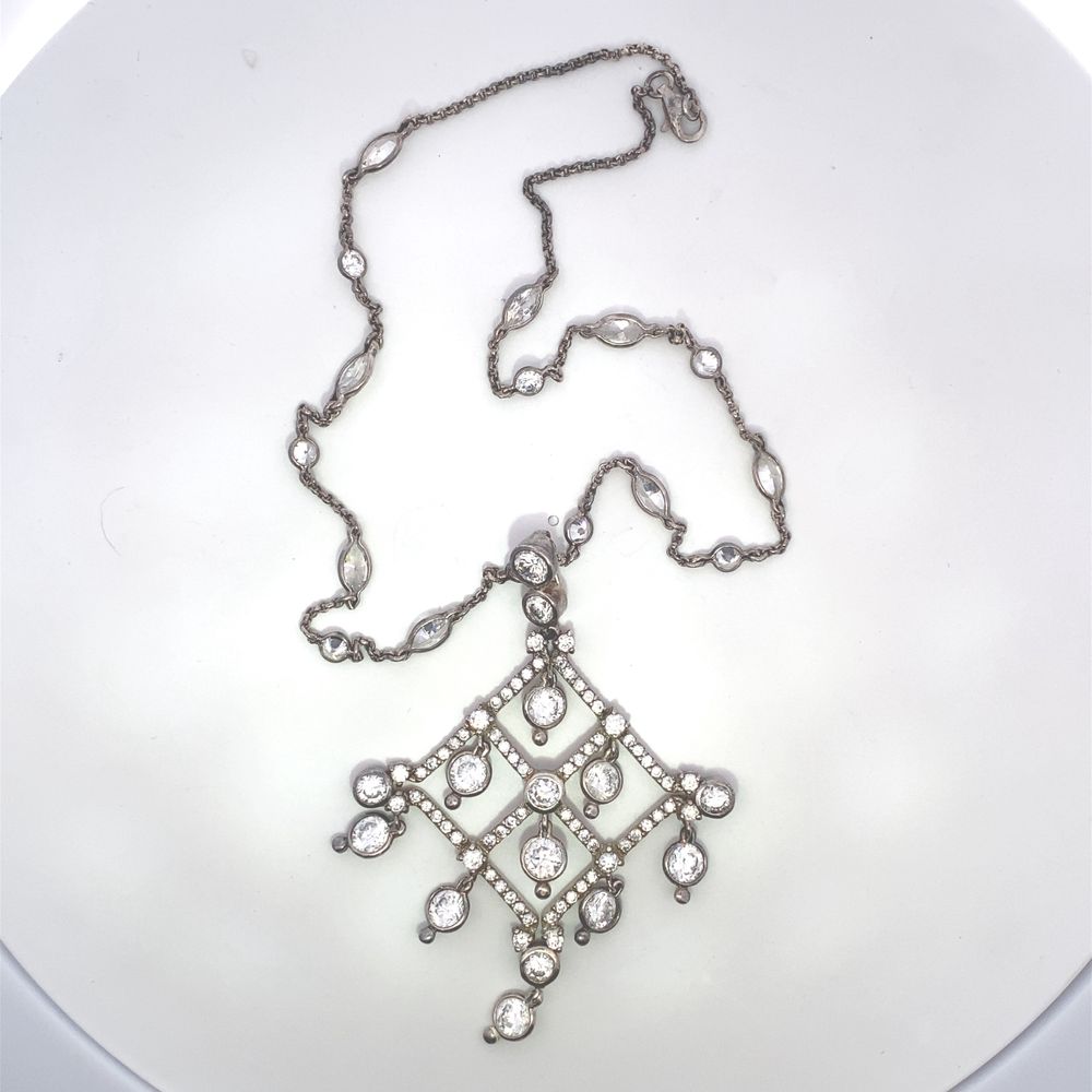 Charlotte 925 Sterling Silver Pendant Necklace | SilverWorks