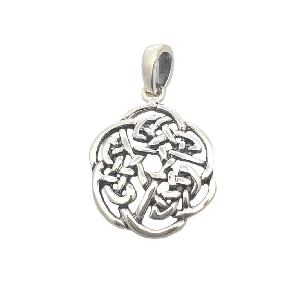 Deirdre Celtic 925 Sterling Silver Pendant | SilverWorks