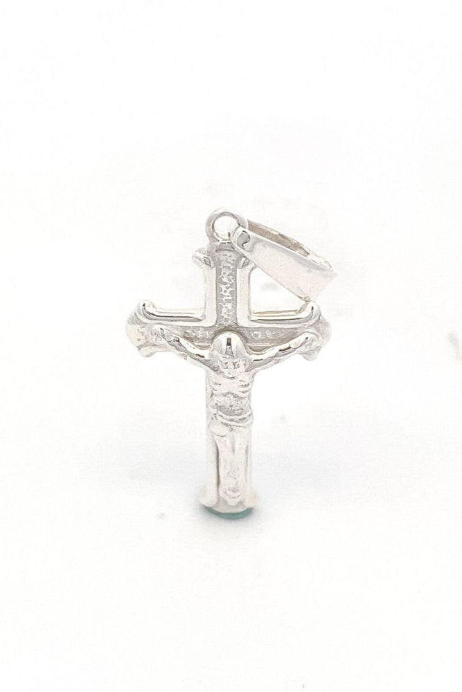Peter Small Cross 925 Sterling Silver Pendant | SilverWorks