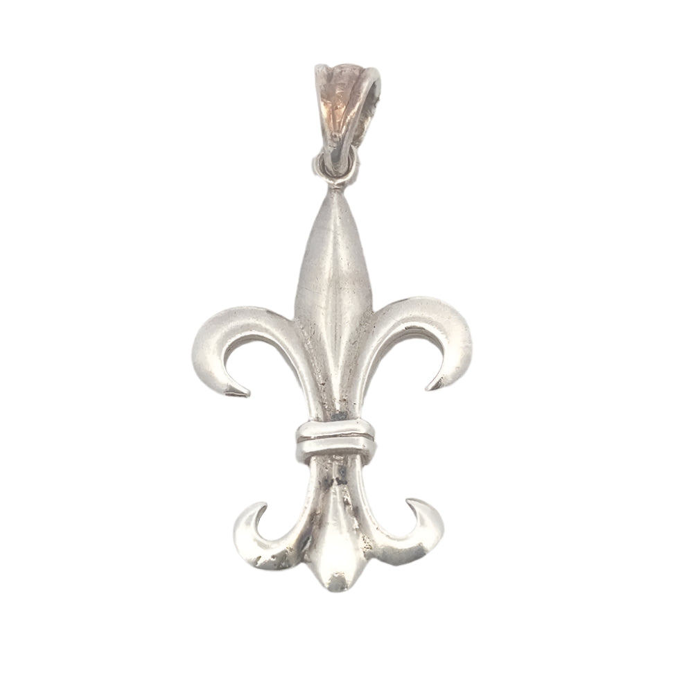 Fleur-de-Lis  925 Sterling Silver Pendant | SilverWorks