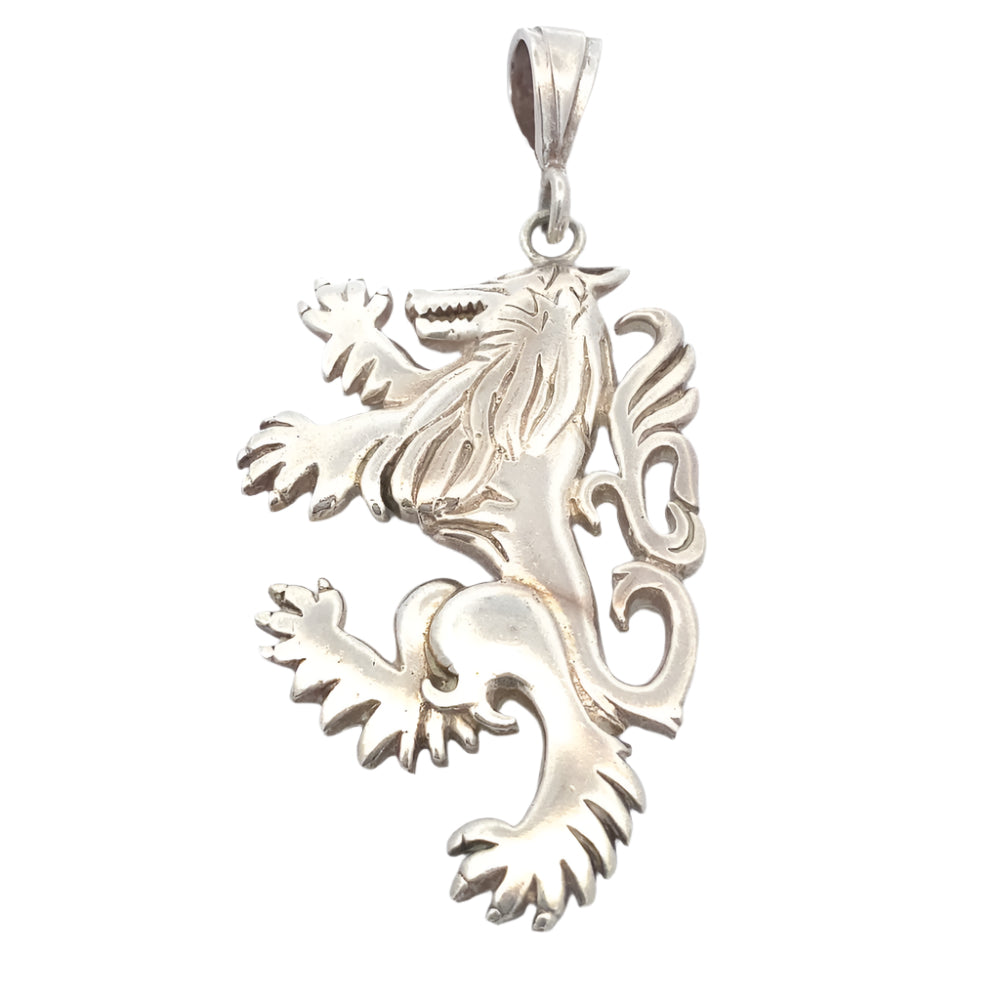 Albus Lion 925 Sterling Silver Pendant | SilverWorks