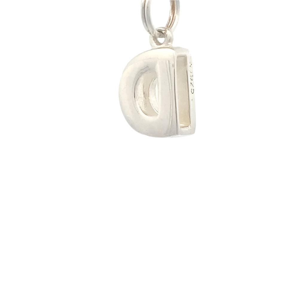 
                      
                        Letter D Plain 925 Sterling Silver Personalized Initial Letter Charm | SilverWorks
                      
                    