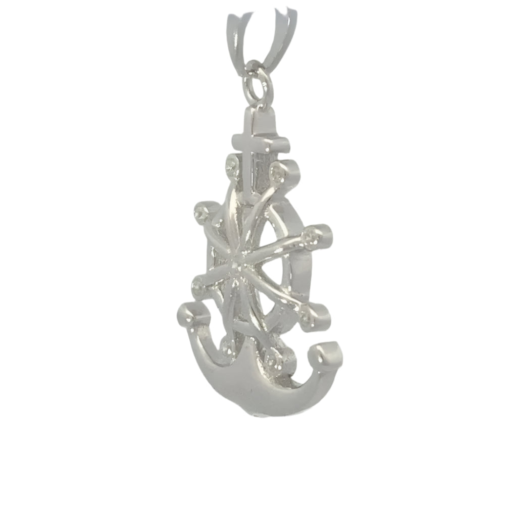 
                      
                        Cali Wheel Anchor 925 Sterling Silver Charm | SilverWorks
                      
                    