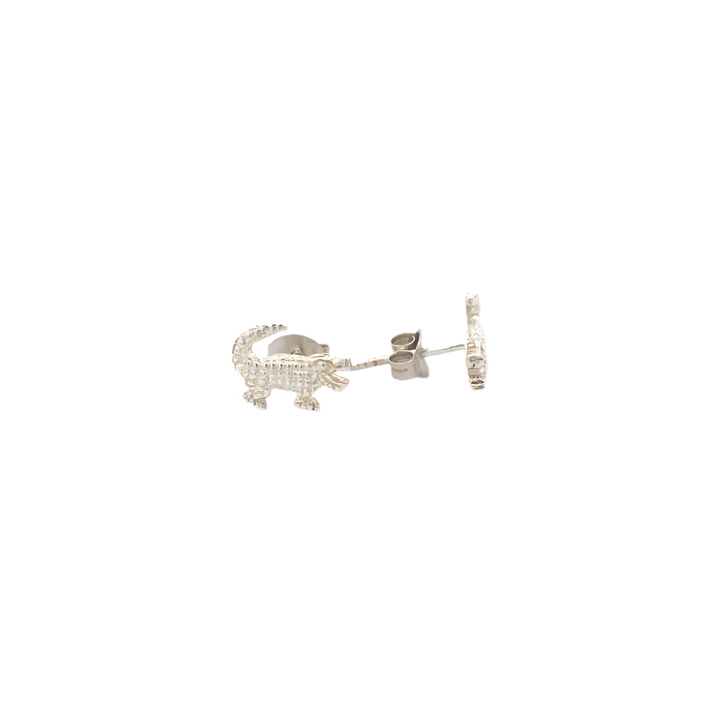 
                      
                        Ura Crocodile 925 Sterling Silver Stud Earrings | SilverWorks
                      
                    
