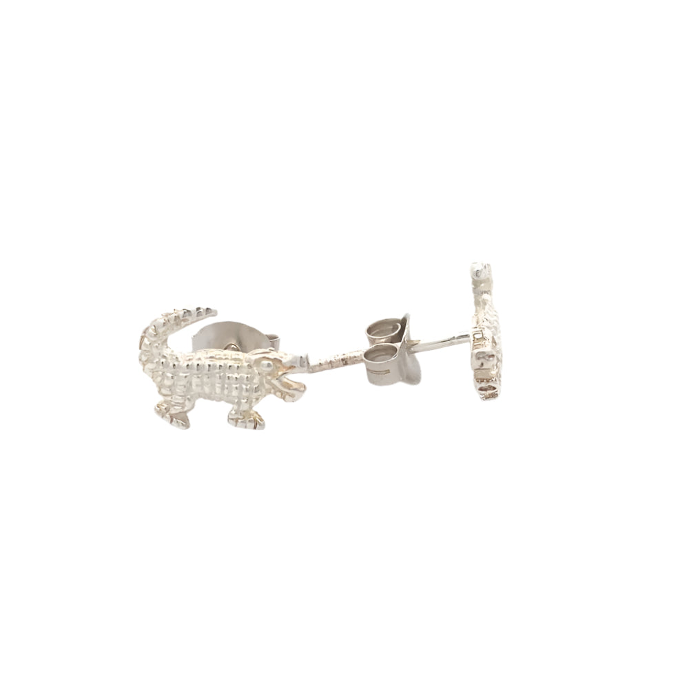 
                      
                        Ura Crocodile 925 Sterling Silver Stud Earrings | SilverWorks
                      
                    