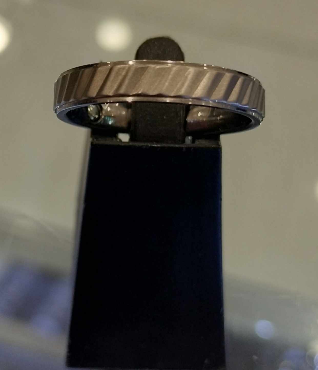 Nico Wave Titanium Wedding Band Ring Size 8 | SilverWorks