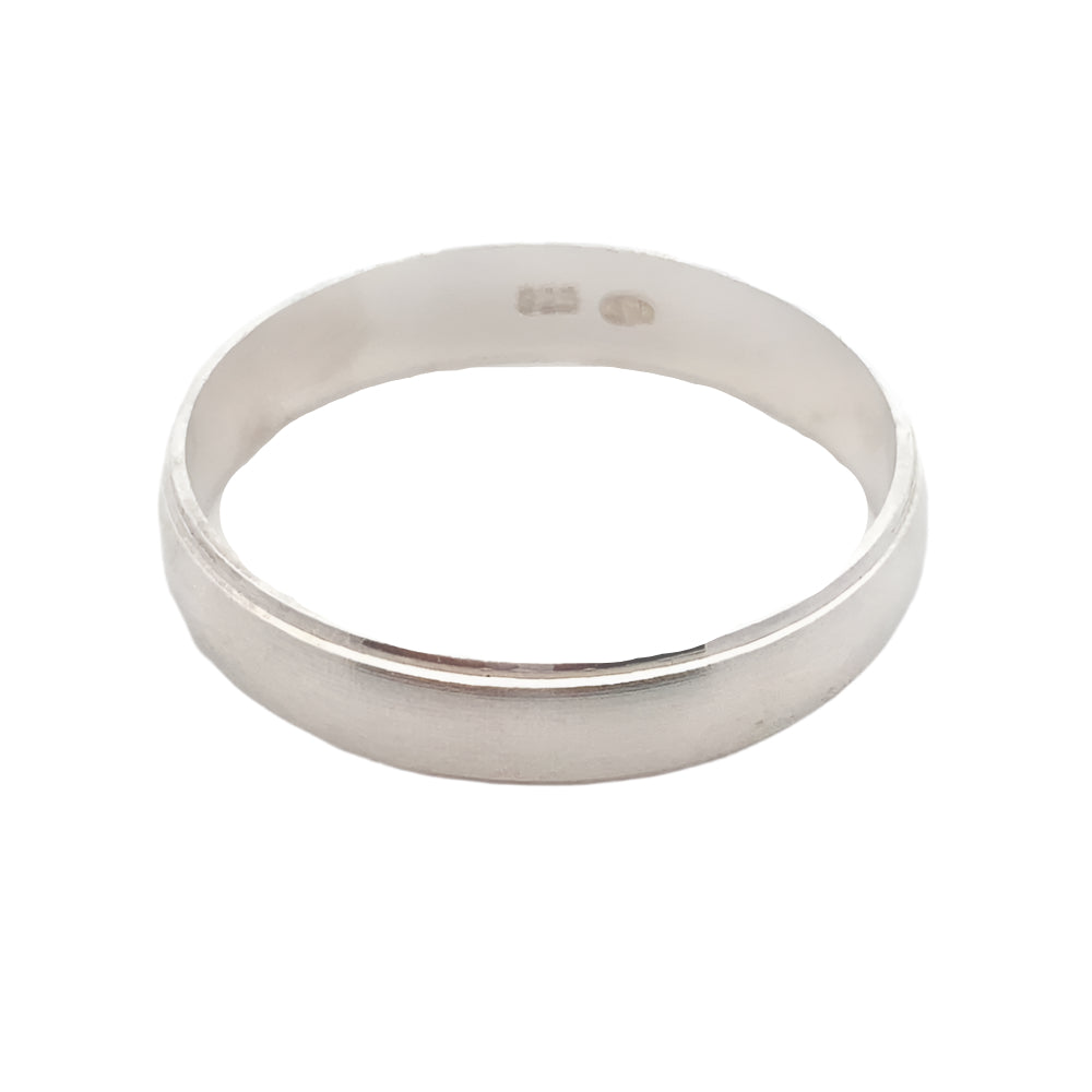 Zane 925 Sterling Silver Wedding Band Ring | SilverWorks
