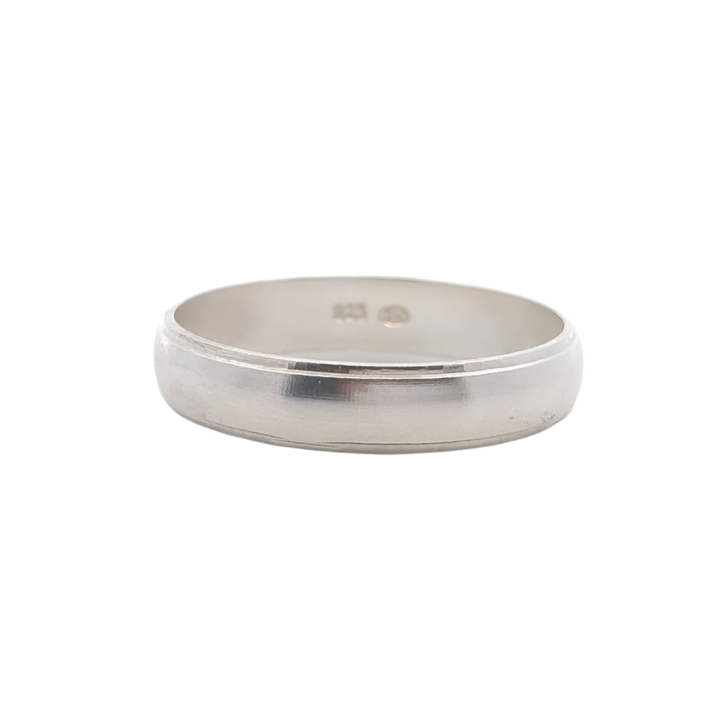 
                      
                        Zane 925 Sterling Silver Wedding Band Ring | SilverWorks
                      
                    