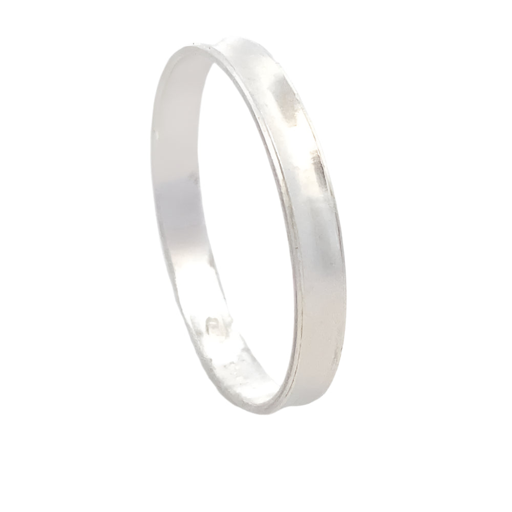 
                      
                        Reese 925 Sterling Silver Wedding Band Ring | SilverWorks
                      
                    