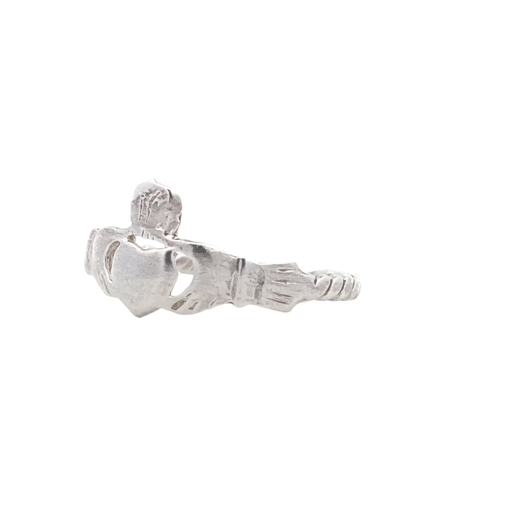 Nolan Claddagh 925 Sterling Silver Crown Ring | SilverWorks