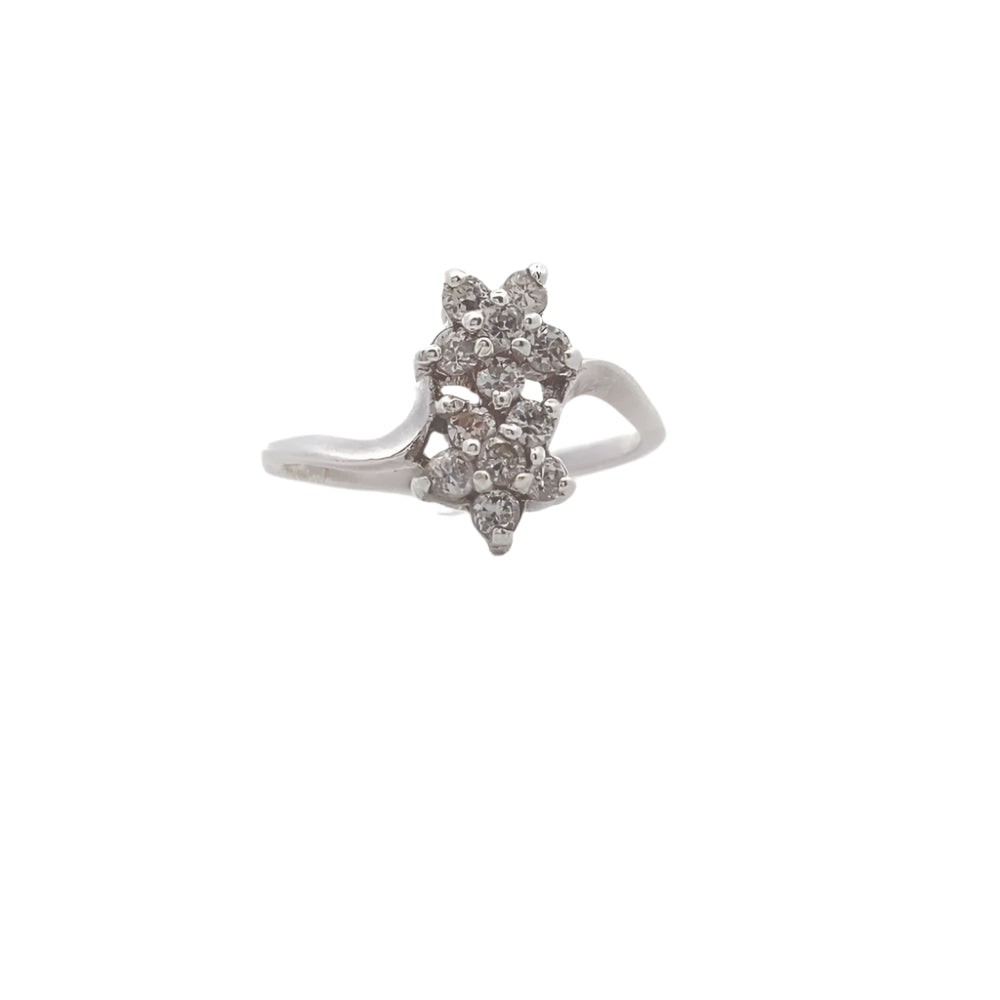 
                      
                        Aster Double Flower Rositas 925 Sterling Silver Promise Ring | SilverWorks
                      
                    