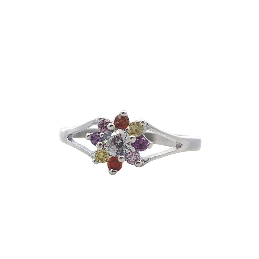 
                      
                        Dahlia Rositas Multicolor 925 Sterling Silver Promise Ring | SilverWorks
                      
                    