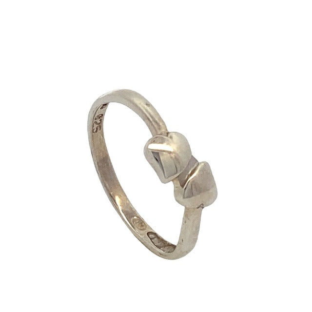Analyn Alternate Heart Design Ring 92.5 Sterling Silver