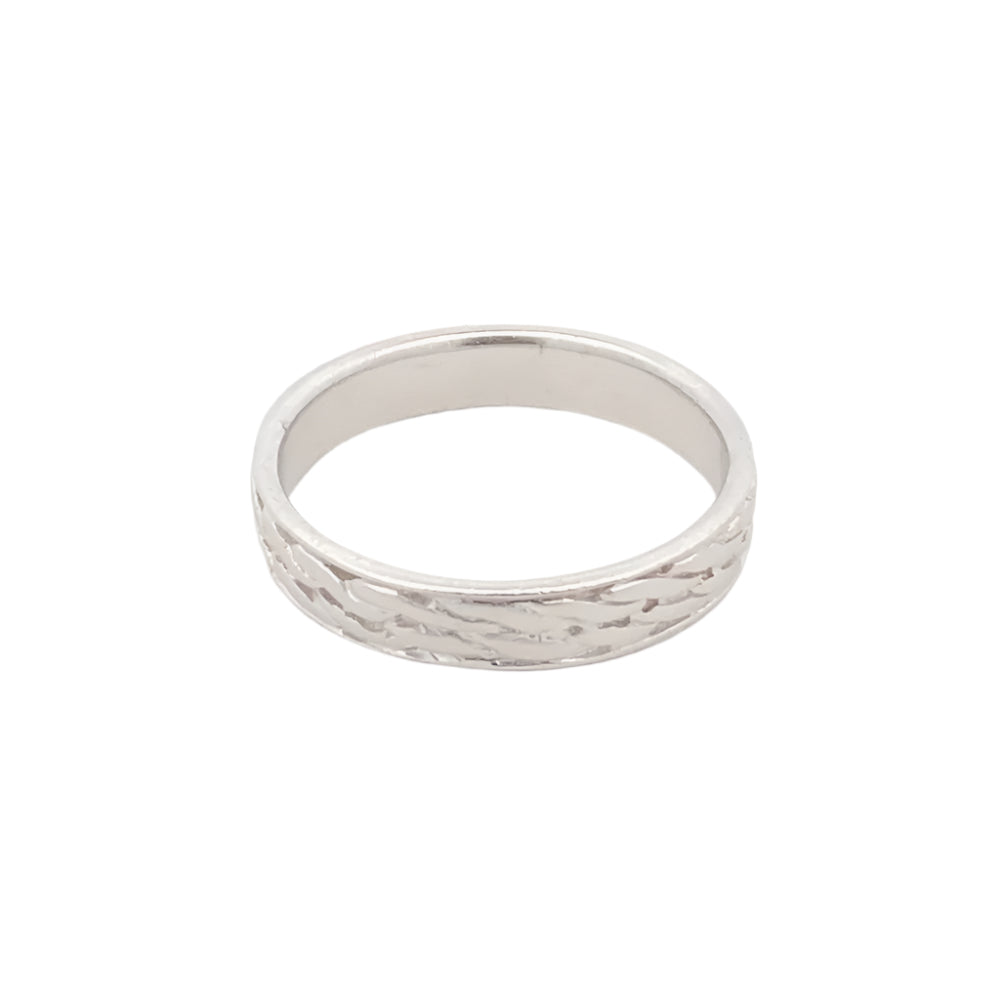 Heloise 925 Sterling Silver Wedding Band Ring | SilverWorks