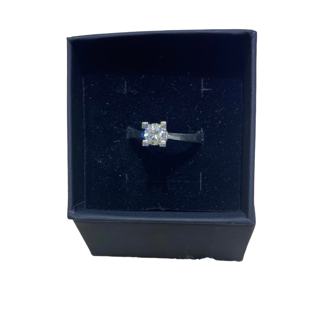 Sandy Brilliant Cut Swarovski Engagement Ring | SilverWorks