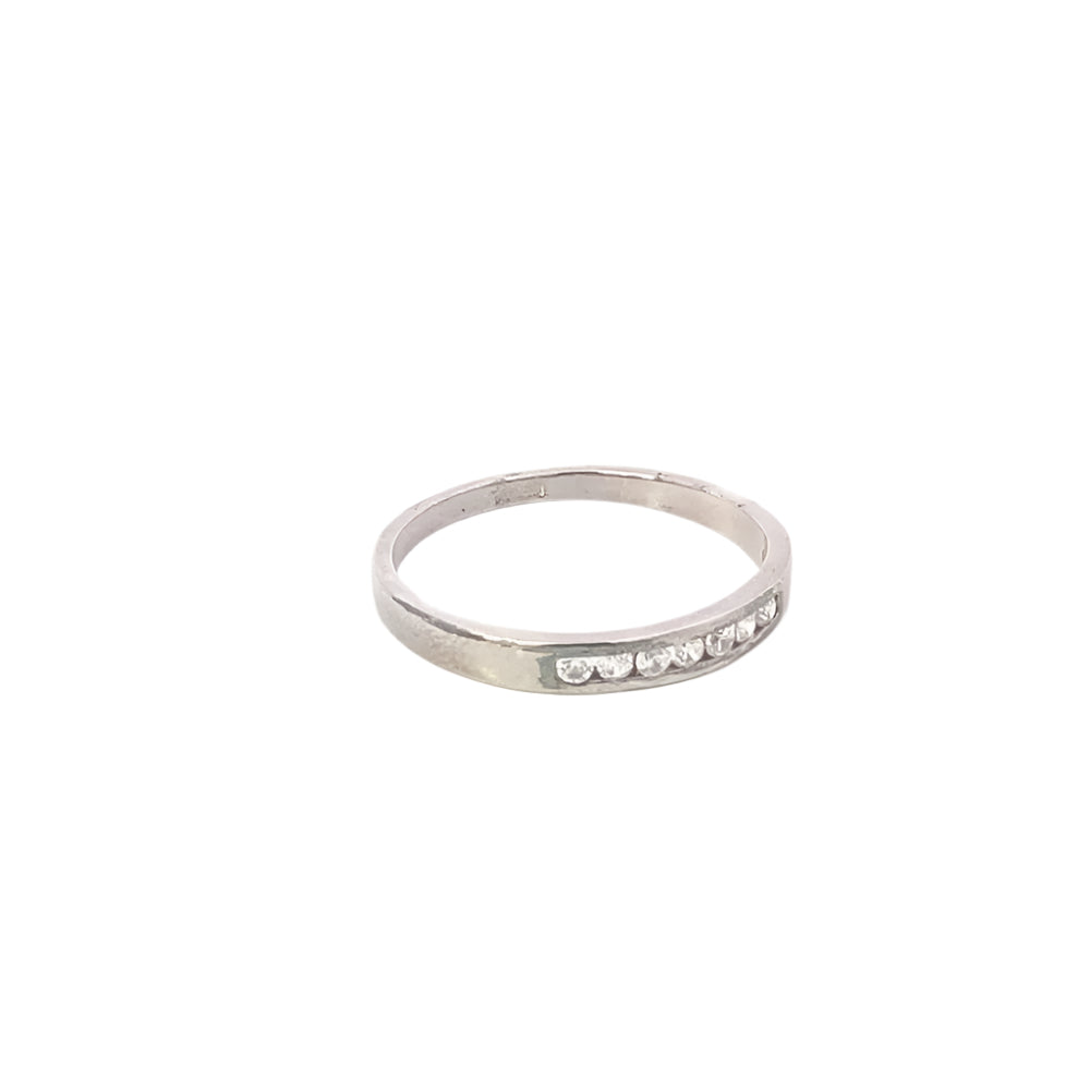 Sienna 925 Sterling Silver Eternity Band Ring | SilverWorks