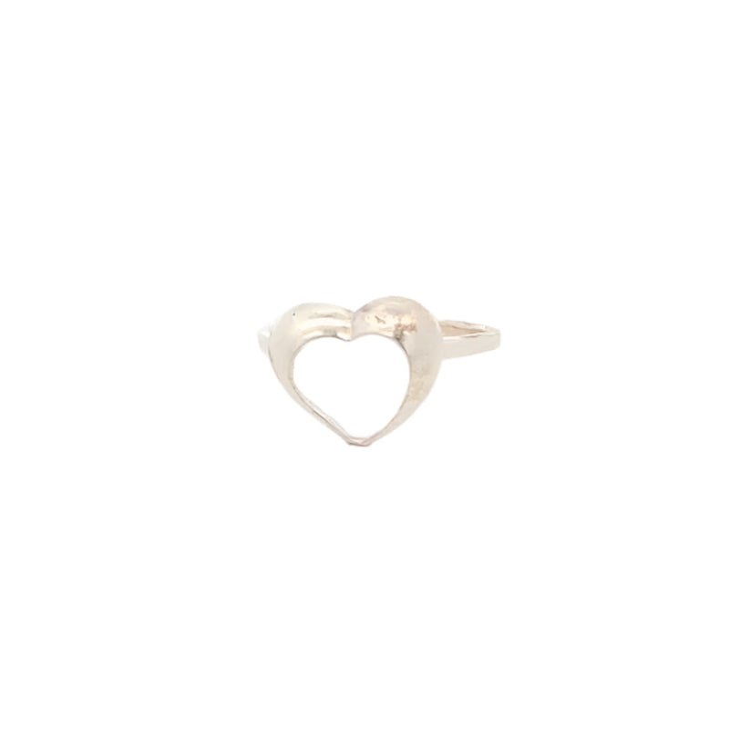 Penelope Puff Heart 925 Sterling Silver Promise Ring | SilverWorks
