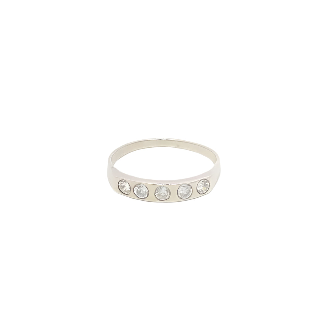 Louise 925 Sterling Silver Wedding Ring | SilverWorks