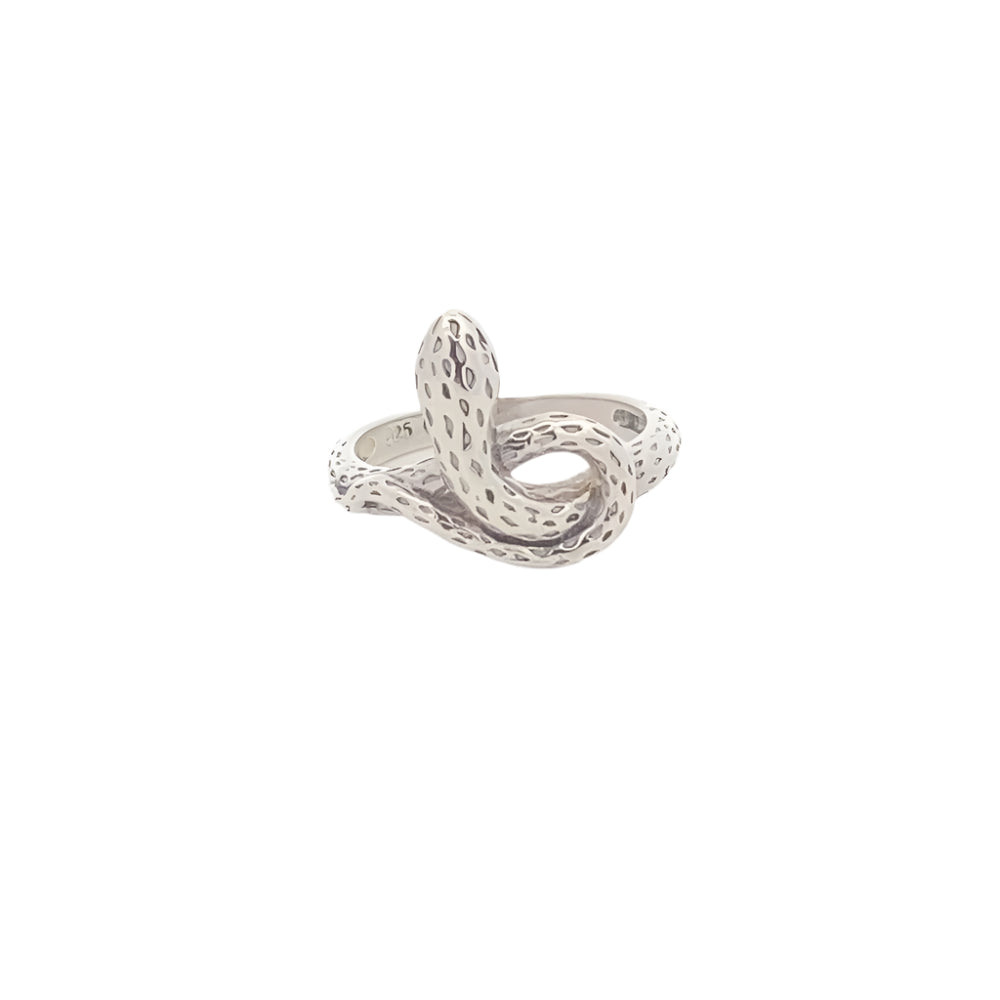 Shane Snake Oxidized 925 Sterling Silver Ring | SilverWorks