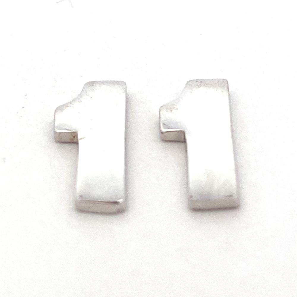 Uno Number 925 Sterling Silver Charm | SilverWorks