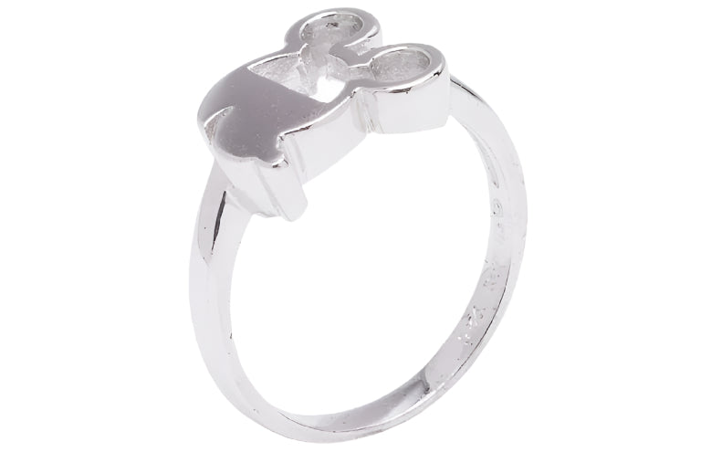 Mickey Mouse 925 Sterling Silver Ring | SilverWorks