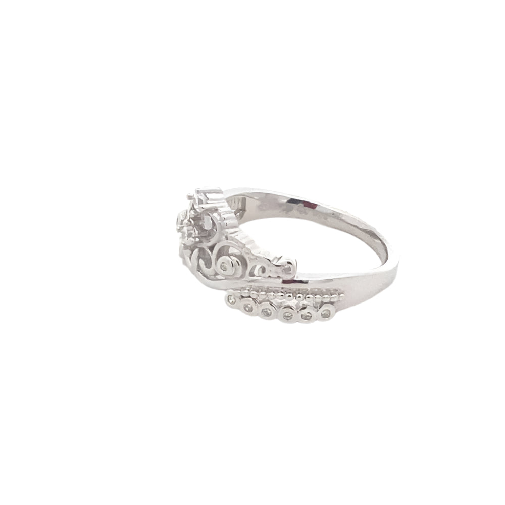 Cinderella 925 Sterling Silver Crown Ring | SilverWorks